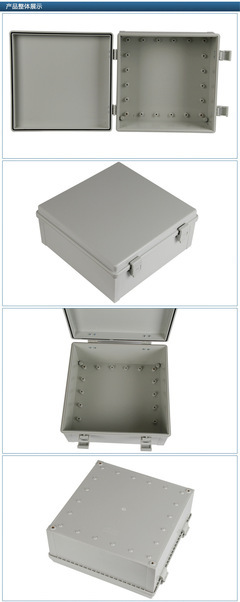 电缆接线盒 厂家直供300×300×140mm带扣合页型防水箱，打造仪表防水接线新标杆